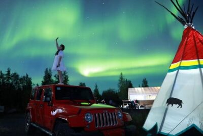 4D3N Aurora Package –Mandarin Tour (Chateau/Explorer Stay) - Day 2: Bush Pilot history, city sights, and the Ice Road/ice castle option