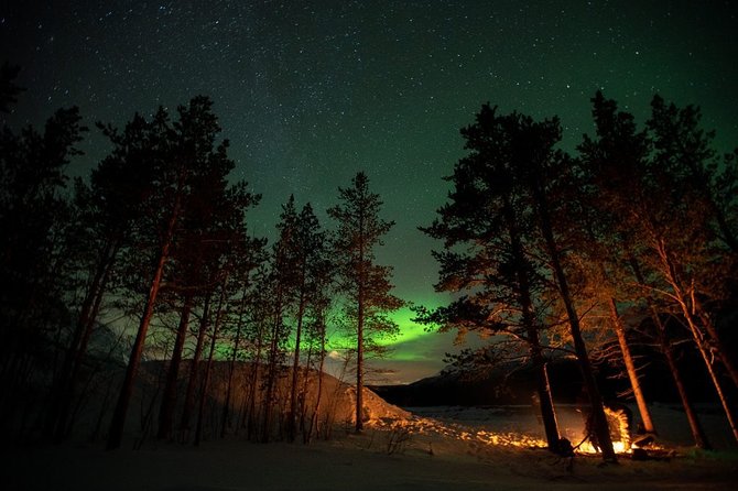 All inclusive - Northern Lights Hunt - Campfire Dinner and Hot Drinks Keep Your Energy Steady