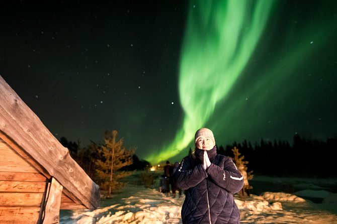 Arctic lake Aurora Hunt, in a cozy Lappish Tipi - The guide’s aurora lesson: solar activity in plain language