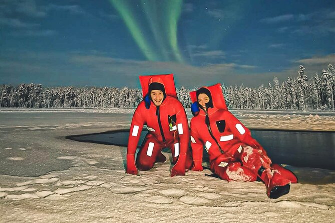 Aurora Arctic Ice Floating in Rovaniemi, Small-group - Warm Drinks, Campfire Moments, and the Heated Cabin Reset