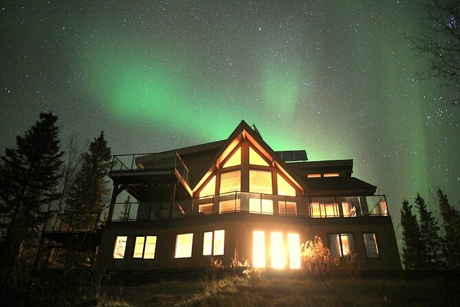 Aurora Chasing + Aurora Lodge - Madeline Lake Territorial Park: The Lodge Decks and Private-Land Advantage