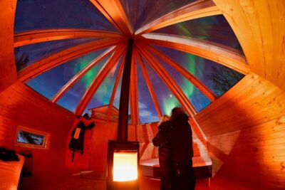 Aurora Crystal Lavvo Overnight with Activities from Tromsø - Nord-Lenangen Evening: Meals, Forecast, and Photo Help