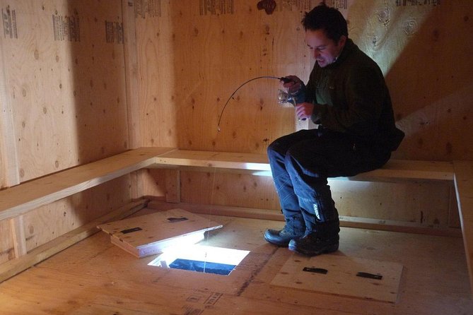 Aurora Ice Fishing - Inside the Heated Hut: What Ice Fishing Feels Like for First-Timers