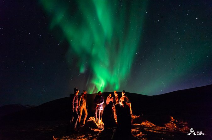 Aurora Safari Minibus, private locations all around the region - Stop 2 back in Tromsø: more time if the aurora shows up