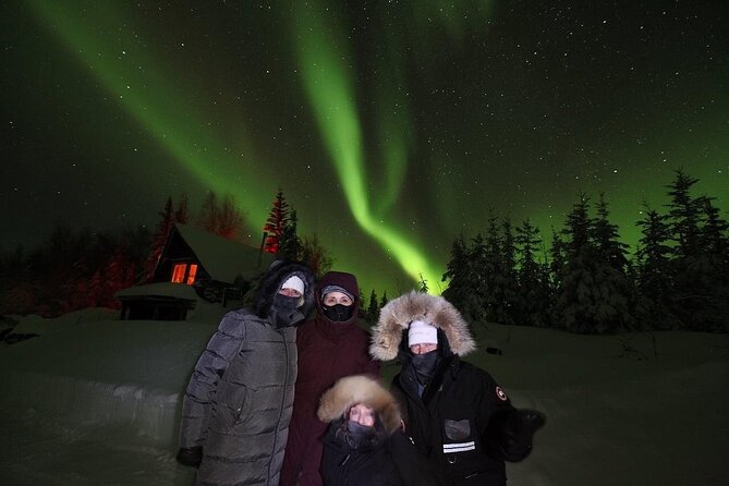 Aurora Viewing - Aurora Husky Lodge , Great view from top of the ridge - Northern lights reality check: no guarantees, but the night still pays off