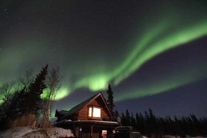 Aurora Viewing - Aurora Husky Lodge , Great view from top of the ridge - Timing in Fairbanks: what the night feels like