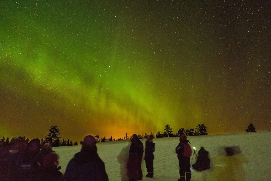 Auroras Northern Lights in Saariselka - Aurora odds and real weather: what happens when clouds show up