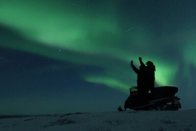 Enjoy the Aurora show on top of the mountain inc tipi dinner - Máttaráhkká Northern Light Lodge Tipi Dinner: Fire, Warmth, and Photo Timing