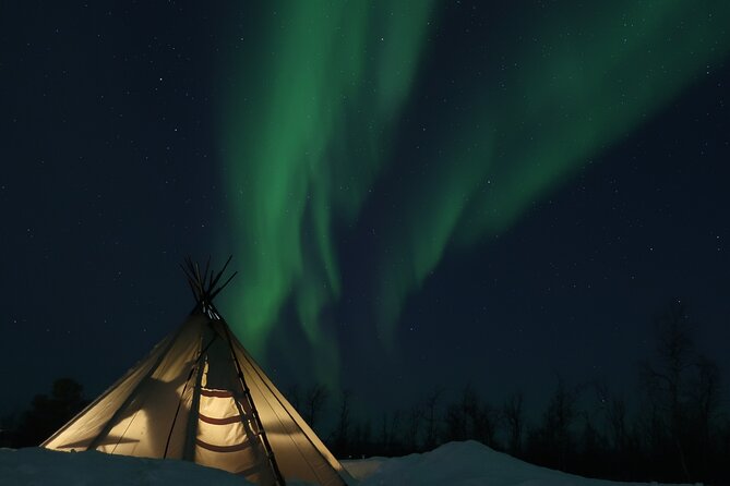 Enjoy the Aurora show on top of the mountain inc tipi dinner - Weather Reality: What Happens When the Aurora Doesn’t Cooperate