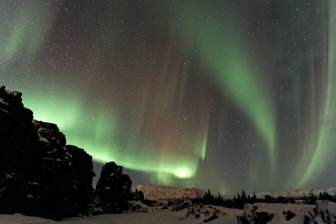 Forest Lagoon and Northern Lights Guided Night Tour - Forest Lagoon in Winter: Warm Water and Eyjafjörður Views