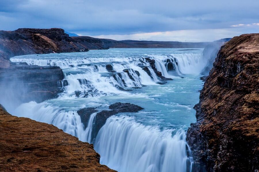 From Reykjavik: Golden Circle and Northern Lights Combo - Gullfoss: Why the 32-Meter Drop Hits Hard