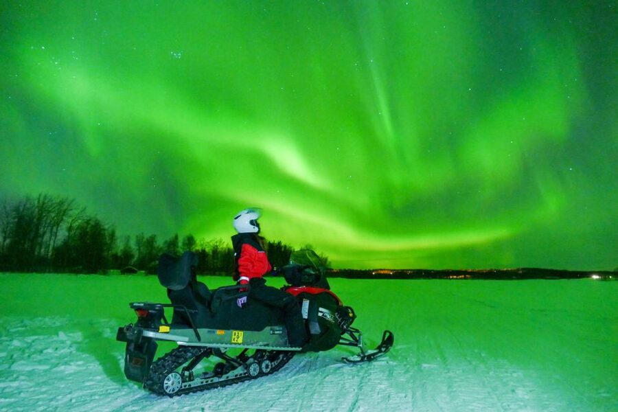 From Rovaniemi: Searching Aurora with Snowmobile - What your 3.5-hour adventure looks like