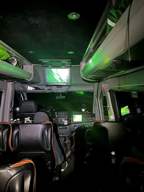 From Tromsø: Aurora Minibus Chase with Portrait and Hot Meal - When You Finally Stop: Campfire Setup and the Heated Toilet Tent