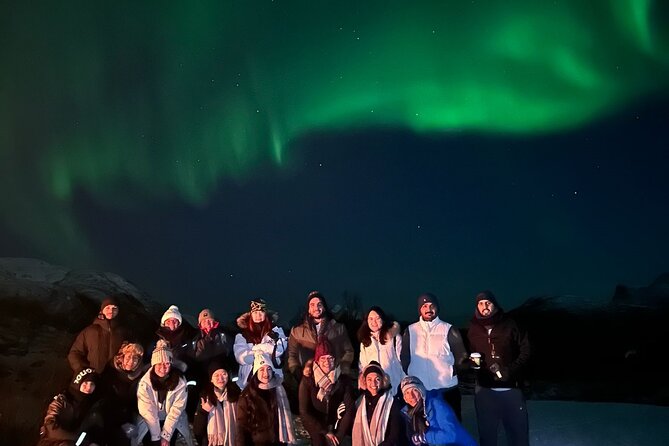 Full Night Magic of the Northern Lights in Tromso - Possible Finland border areas: why the tour may go ~210 km