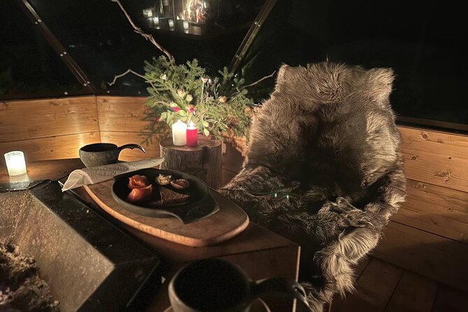 Glass Igloo Campfire Dinner under Northern Lights - Frozen-lake snowmobile ride: the fun follow-up