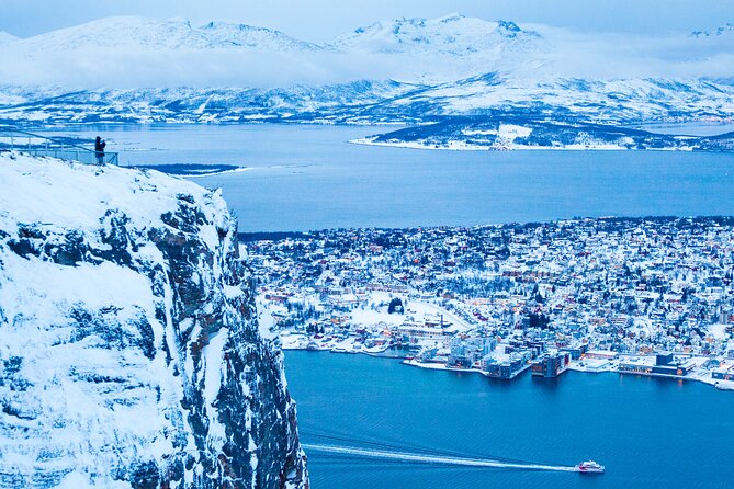 Highway to Heaven - Aurora Cable Car Transfer in Tromsø - The van ride through Tromsø: Breisundet and the Arctic Cathedral pass