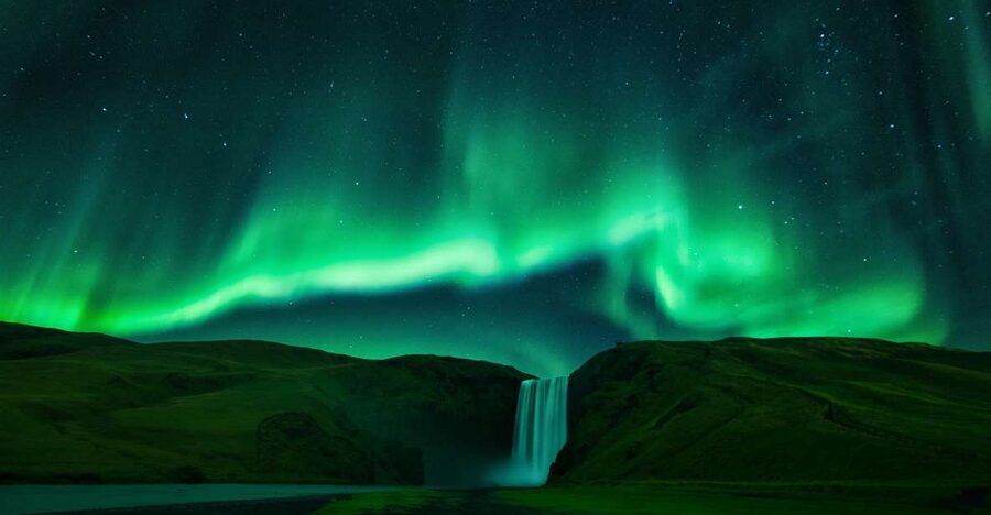 Iceland: South Coast and Northern Lights Tour - Skógafoss Steps: Power, Scale, and a Better View Up Close