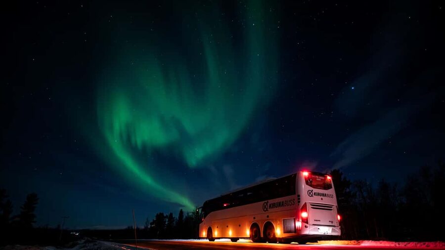 Kiruna: Aurora Wayfinding with Hidden Histories - Kiruna at night: what this aurora hunt feels like