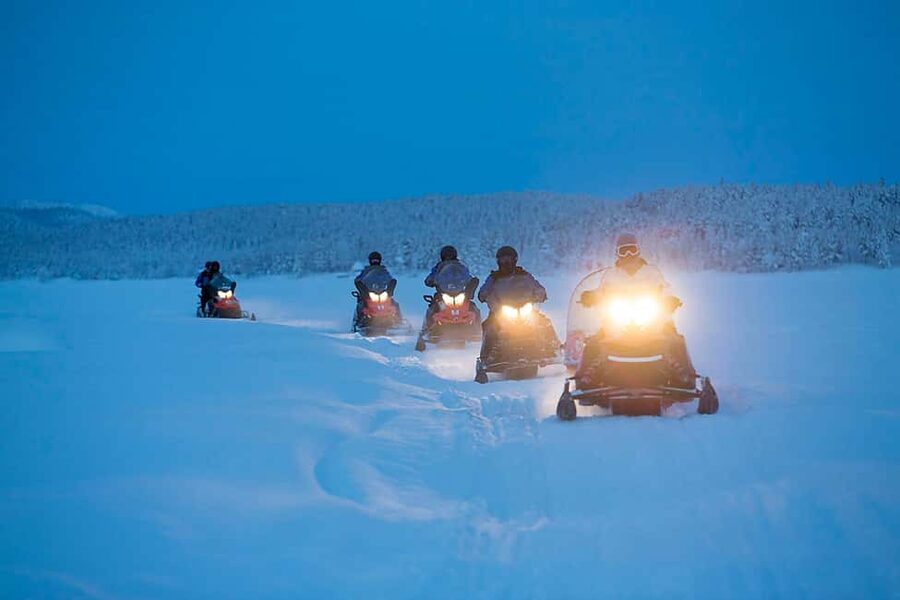 Kiruna: Northern Lights Snowmobile Tour with Transfer - Key highlights at a glance
