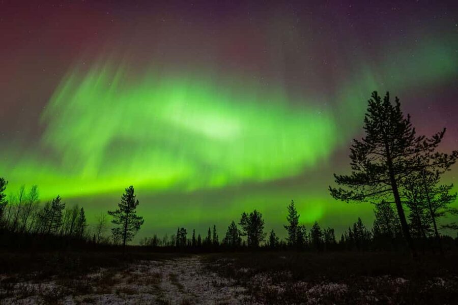 Lapland: Aurora Hunting by Minivan with Guide and Transport - The aurora hunt itself: multiple stops with a plan