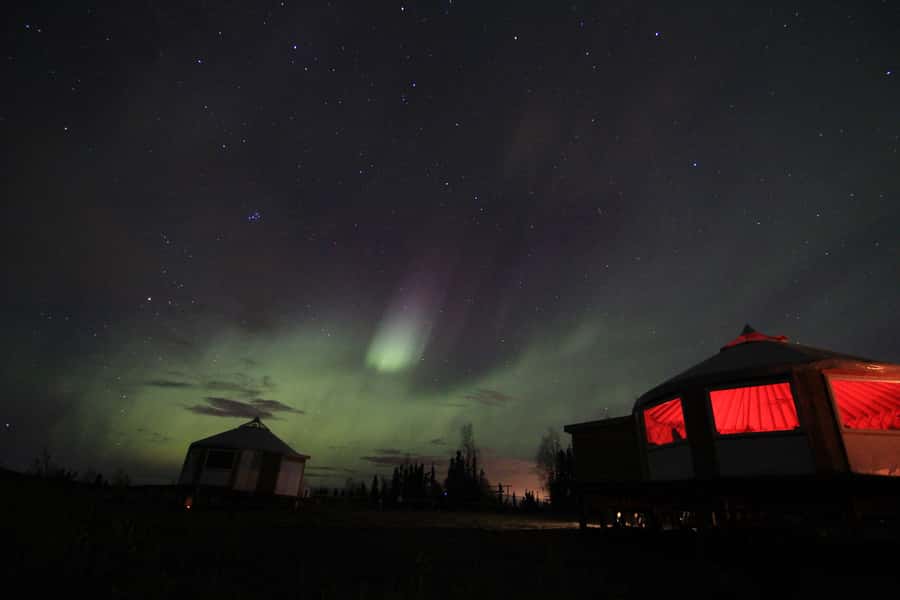 Late Night Yurt Dinner and Northern Lights - Key Things I’d Plan Around