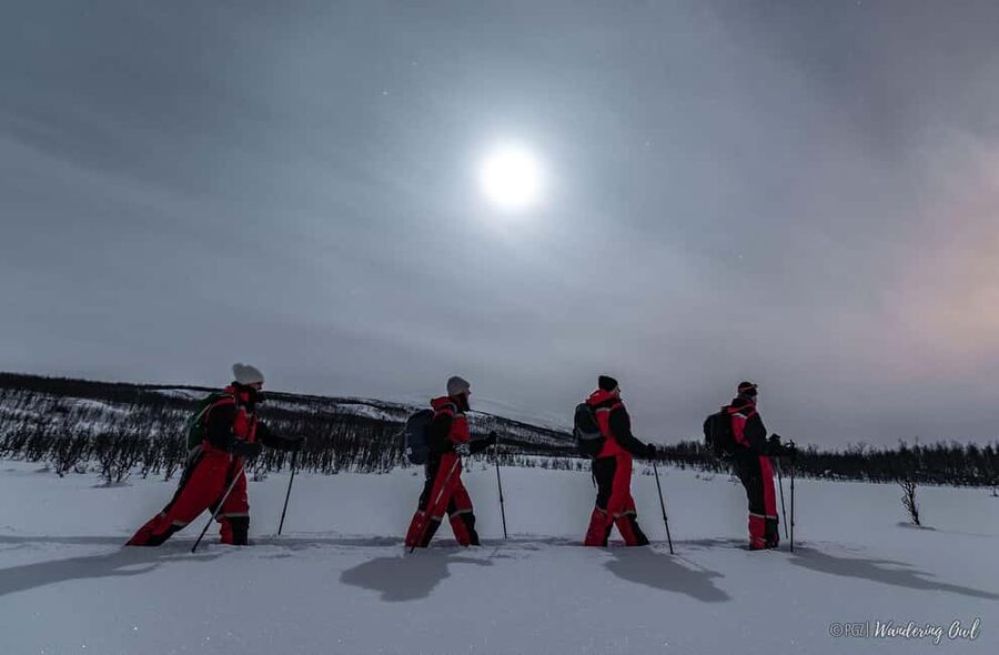LEVI Adults Only Northern Lights Hunt with Snowshoeing - Snowshoeing Through Arctic Wilderness: Exercise With a Purpose