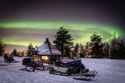 Levi Northern lights by snowmobile - Moonlit Aurora Hunt: what this tour feels like in Levi