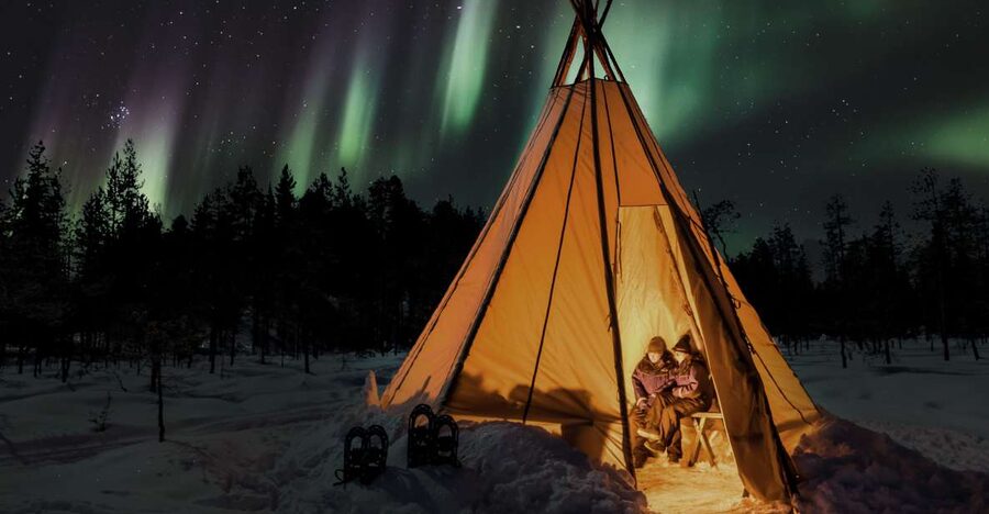 Levi: Northern Lights Campfire - Northern Lights Above the Arctic Circle: What You’re Really Booking