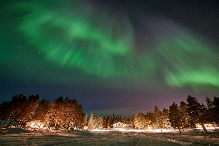 Luleå : Northern lights snowmobile tour - The aurora plan: how leaving artificial lights helps