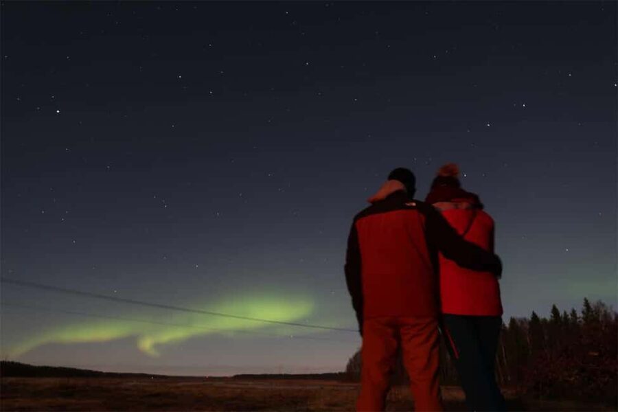 Luleå: Northern Lights Tour by Car with Swedish Treats - The guides are part of the product: Irene and Julian Wols