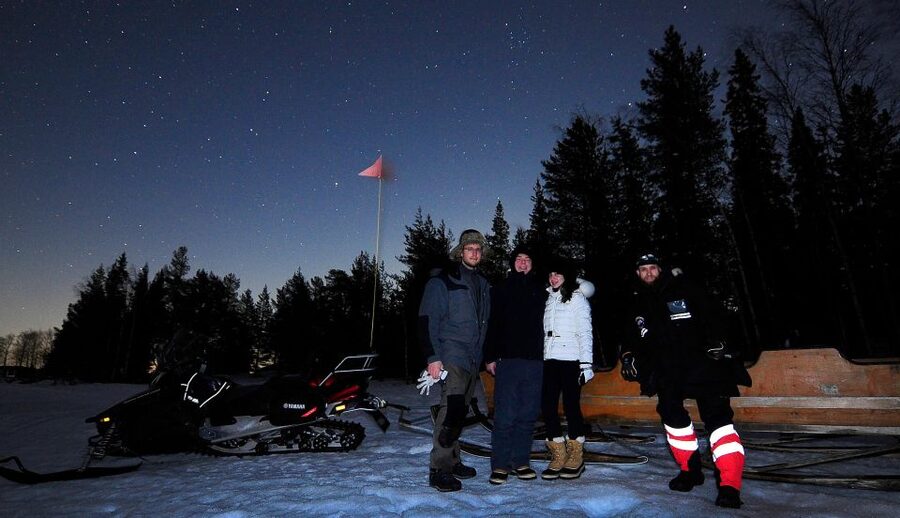 Luleå : Northern Lights Tour on a Snowmobile drawn Sled - Key moments you shouldn’t miss