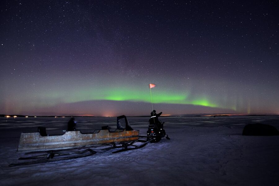 Luleå : Northern Lights Tour on a Snowmobile drawn Sled - Luleå Pickup and Brändön Lodge Timing: Plan Your Evening Around the Ride