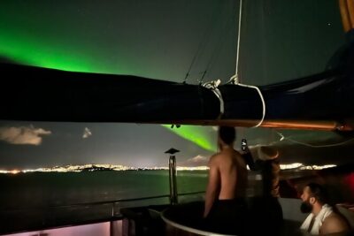 Luxury Northern Lights Yacht Cruise with Hot Tub from Tromsø - Stella Oceana interior rules: cozy warmth without the cold-tracking chaos