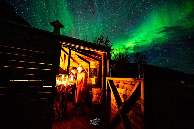 Marianne’s Heaven On Earth Aurora Chaser Tours - The viewing stop: fire warmth, quiet skies, and real food