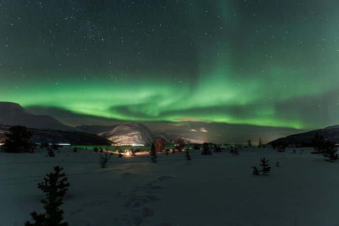 Minibus Northern Lights Chase with Photography from Tromsø - Stop-and-wait viewing: what those dark spots actually do