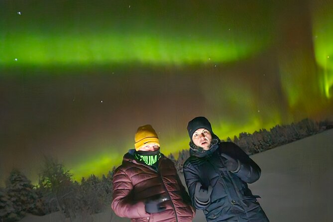 Northern Lights Auroras from Kemi-Tornio with Pickup - How the 7:00 pm hunt actually plays out