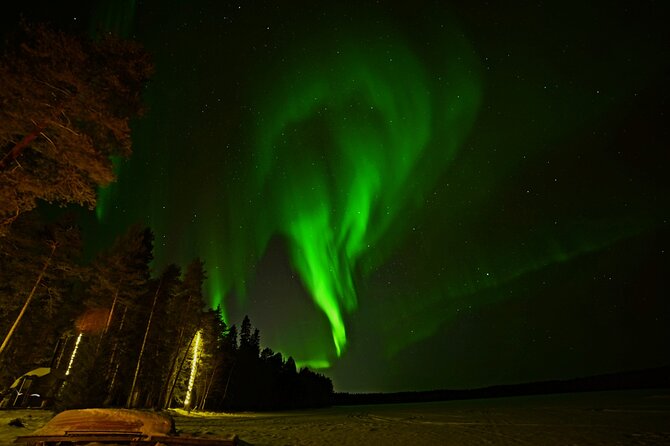 Northern Lights Hunting in Lappish old cottage - The Weather Reality: Dress Like You Mean It
