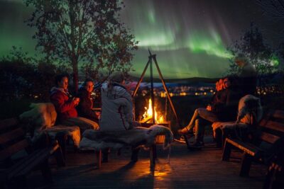 Northern Lights Husky Visit - Tromso Wilderness Centre: what the husky visit really looks like