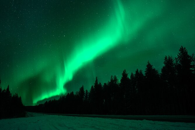 Northern Lights Rovaniemi: Guaranteed Viewing & Unlimited Mileage - Hotel pickup plus a bus built for this kind of night
