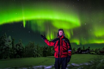 Northern Lights Snowmobile Sleigh Ride - What the 5 hours look like: from Lapland Welcome to watchtower tepee time