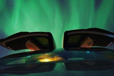 Northern lights - TeslaX Ecofriendly Car - Your 3-hour aurora evening: how the night typically plays out