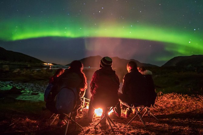 Northern Lights tour - All inclusive - Northern Horizon - Stop 1: Tromsø Fjords and the bonfire glow