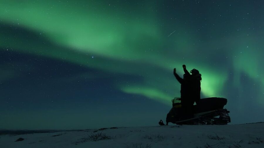 Premium Aurora Snowmobile Ride With Panoramic Views - Mt. Ednamvarri 360° View: Where the Aurora Can Really Spread Out