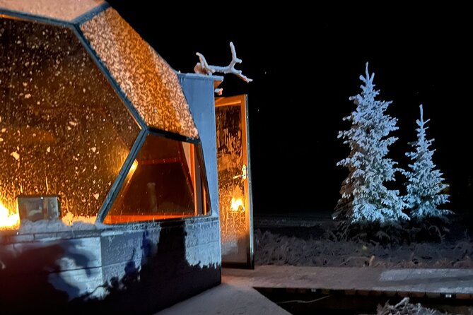 PRIVATE Glass Igloo Dinner Under Northern Lights - Northern Lights Hunt by Snow Scooter: Seeing the Sky Like a Local