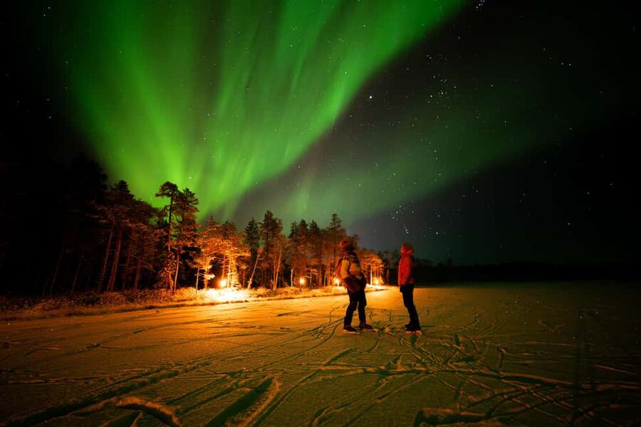 Ranua: Northern Lights tour with Campfire Meal & Pro Camera - Campfire meal details that make the tour feel worth it