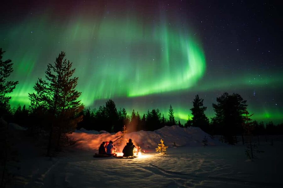 Ranua: Northern Lights tour with Campfire Meal & Pro Camera - Getting to and from Ranua lodging: pickups and drop-offs