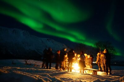 Reindeer feeding & Saami Culture with chance for Northern Lights - Tromsø Pickup at 6:00 pm: Plan for Cold, Not Just Traffic