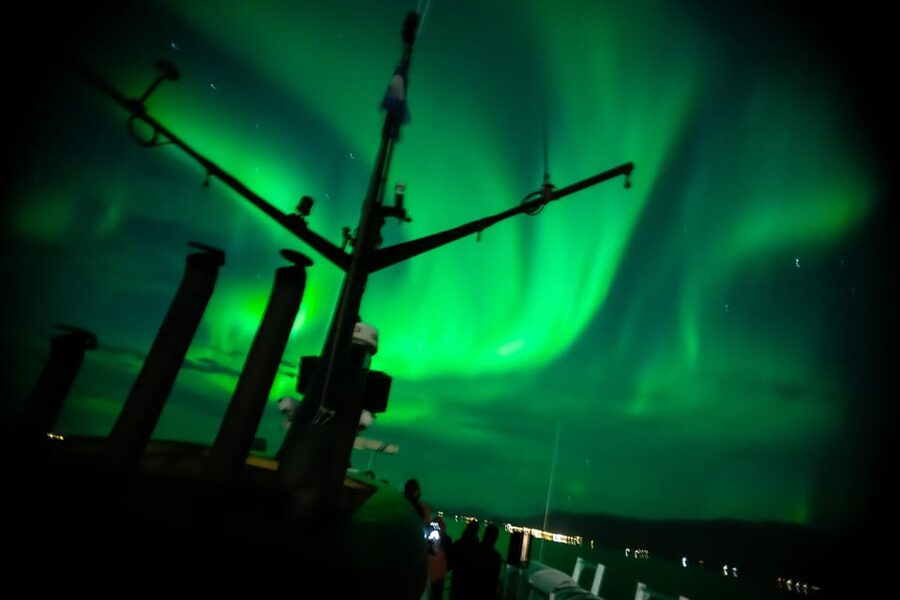 Reykjavik: Northern Lights Guided Boat Tour with Photos - Views and Photo Moments: City Glow Meets the Arctic Sky