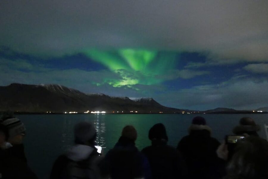 Reykjavik: Northern Lights Guided Boat Tour with Photos - Boarding the Boat: Rósin or Andrea, and Comfort That Keeps You Outside