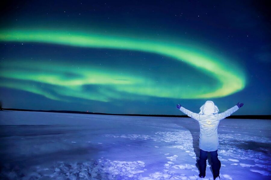 Rovaniemi: Aurora Borealis Trip – Autumn - Stop 2 and Stop 3: The 20-minute drive + 2-hour guided viewpoint